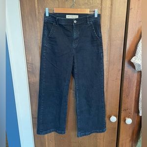 Gap wide leg super high rise trousers size 28 in good condition!